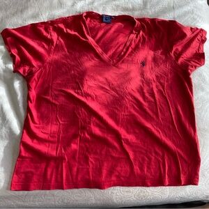 Ralph Lauren Red Short Sleeve Tee
